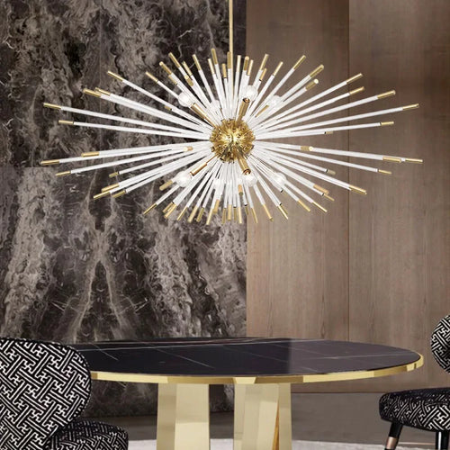 lustre nordique postmoderne décoratif en forme de pissenlit - vue 2 sur 12