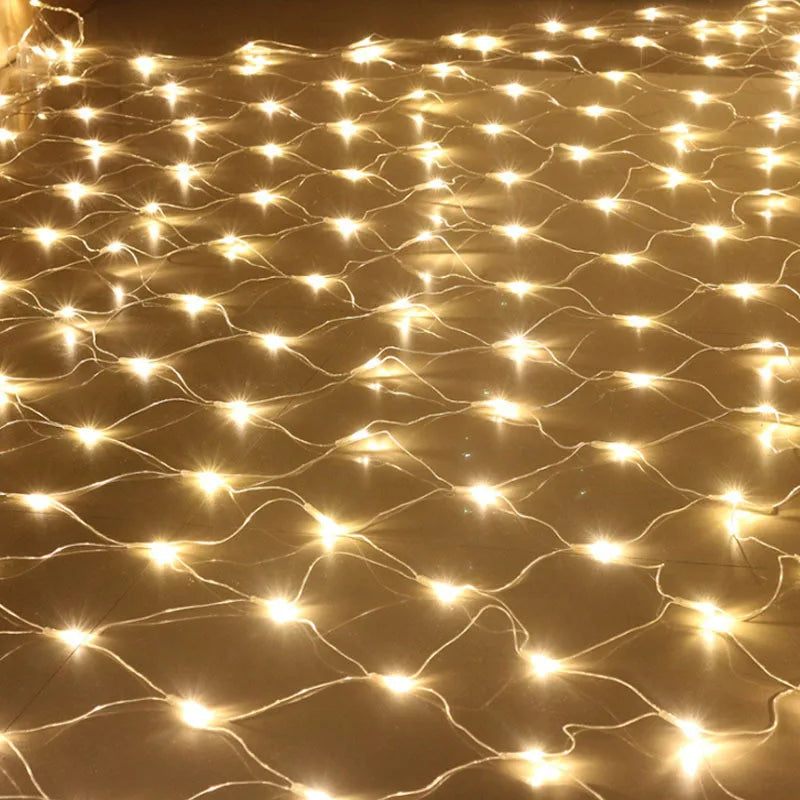 guirlande lumineuse de noël à led solaire pour décoration festive - vue 3 sur 9