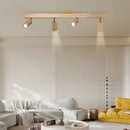 plafonnier led moderne en bois pour intérieur élégant