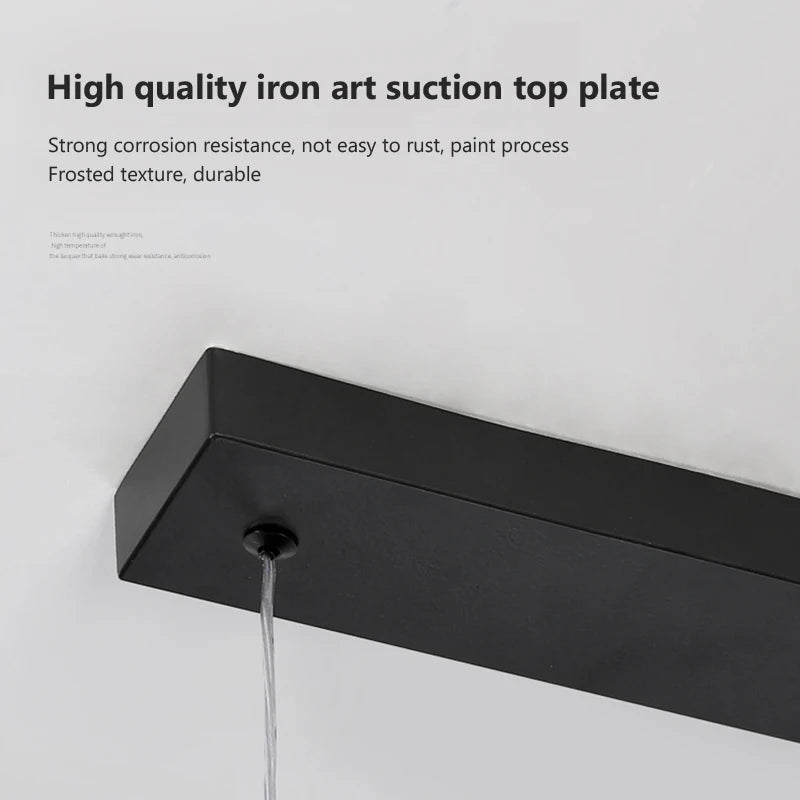 suspension moderne en led pour décoration intérieure élégante - vue 6 sur 8