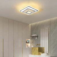 plafonnier moderne minimaliste en cristal à led créatif