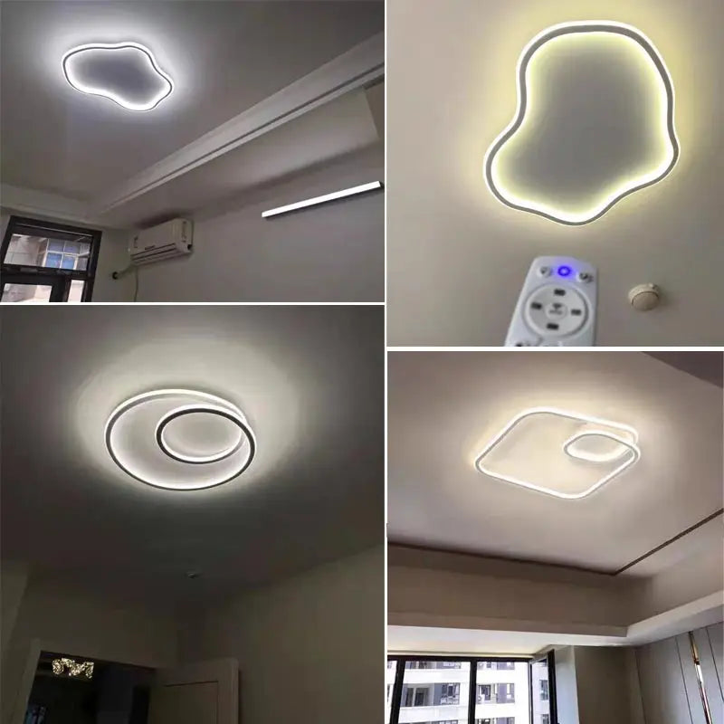 plafonnier led moderne pour éclairage intérieur décoratif - vue 3 sur 23