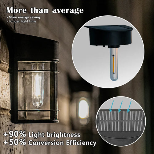 lumière solaire led extérieure pour clôture et paysage - vue 3 sur 8