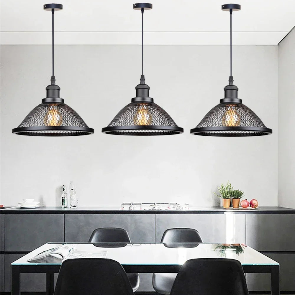 plafonnier industriel rétro pour restaurant et magasin créatif - vue 5 sur 11