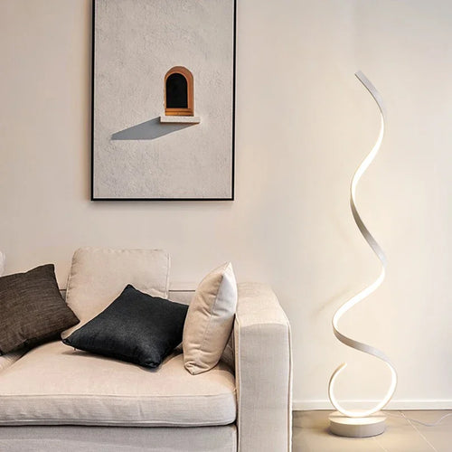 Lampadaire à bande LED moderne - vue 4 sur 8