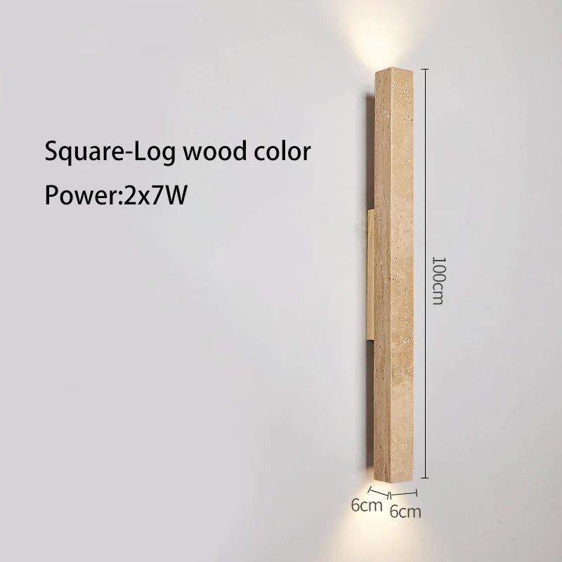 Applique murale longue Led en pierre - vue 17 sur 21