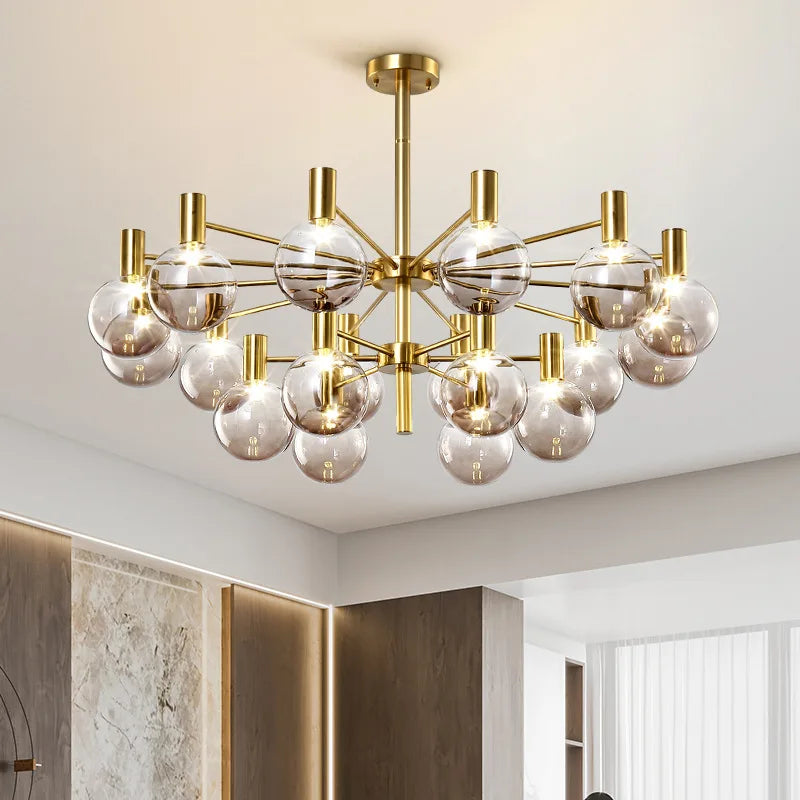suspension led moderne vintage pour cuisine et salon - vue 1 sur 18