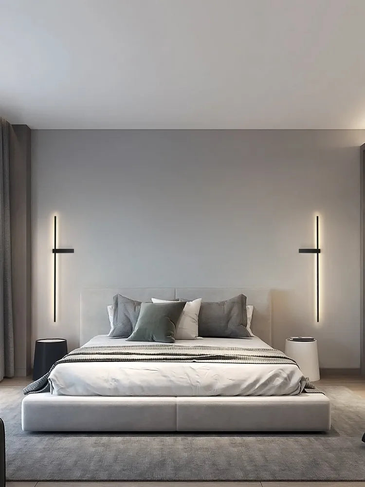 applique murale minimaliste moderne pour ligne de fond télévision - vue 3 sur 8