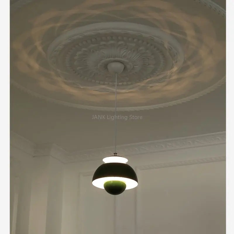 Design danois fleur bourgeon suspension moderne Simple Restaurant chambre d'enfants chambre chevet lustre nordique maison lampes LED - vue 6 sur 10