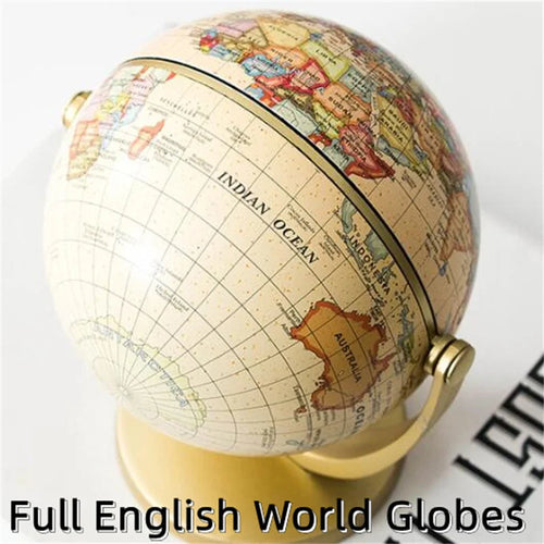 globe terrestre éducatif en anglais avec rotation 720 et 360 degrés - vue 3 sur 7