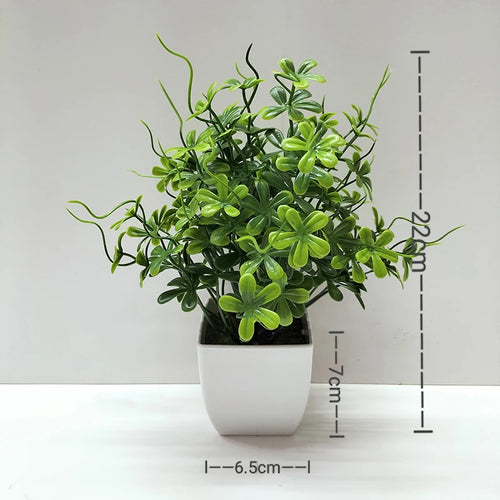 plante artificielle en pot pour décoration de bureau et jardin - vue 32 sur 45