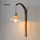 applique murale en bois à led pour décoration intérieure