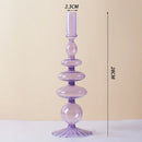 bougeoir en verre pour décoration de mariage et centre de table