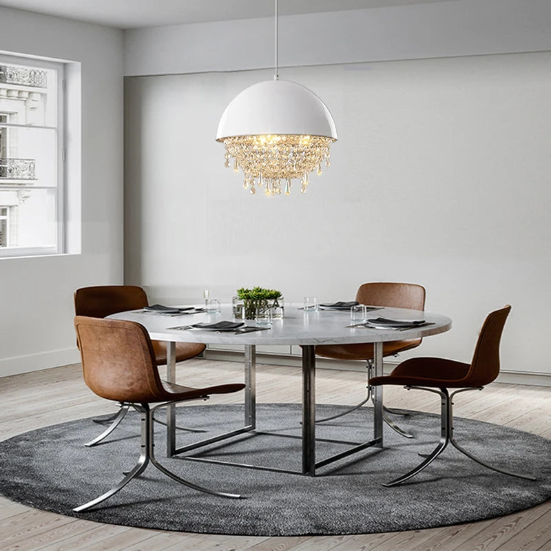 offre spéciale lustre design hémisphère suspension décorative - vue 6 sur 18