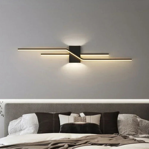 applique murale moderne led lumière décorative intérieure design élégant - vue 3 sur 18
