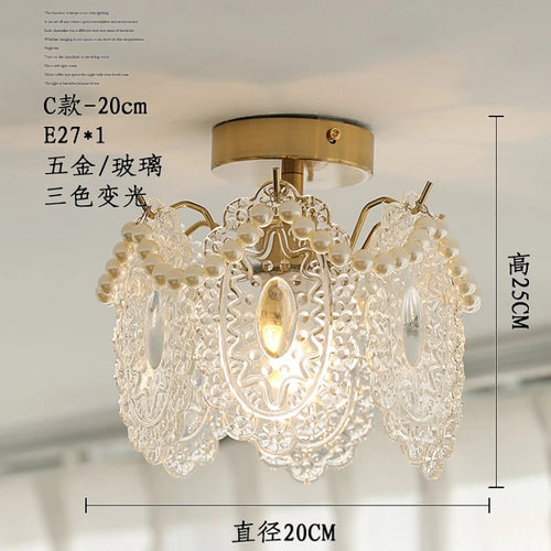 Plafonnier en verre style italien - vue 10 sur 10