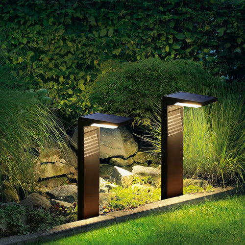 lampe solaire de jardin led étanche pour allée - vue 2 sur 8
