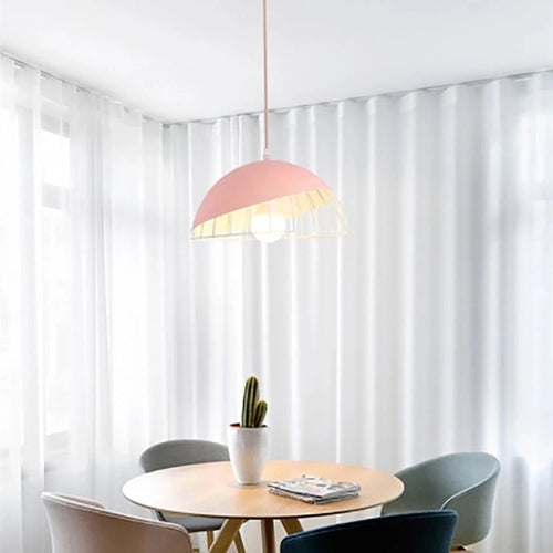 lustre moderne créatif style macaron pour restaurant - vue 5 sur 10