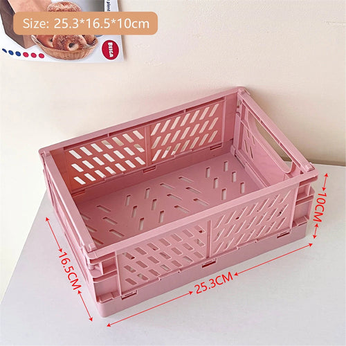 panier pliable empilable pour rangement maquillage bijoux jouets - vue 11 sur 19