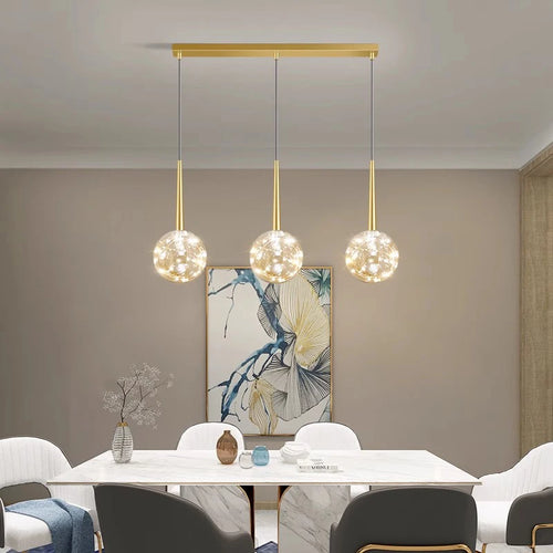 lustre nordique suspension éclairage intérieur décoration maison - vue 3 sur 10