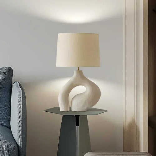 lampe de bureau moderne en tissu pour décoration intérieure nordique - vue 3 sur 7