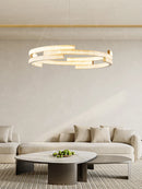 suspension design circulaire élégante pour intérieur moderne