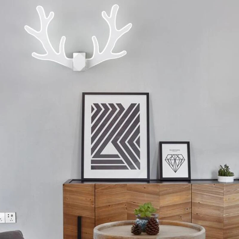 Applique murale tête de Cerf LED dessin animé - vue 3 sur 11