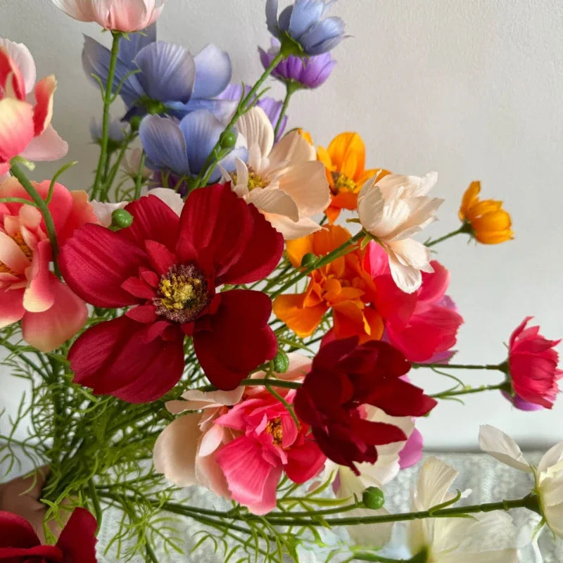 fleurs artificielles en soie pour décoration intérieure et extérieure - vue 3 sur 16