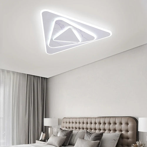 plafonnier led moderne design avec télécommande et intensité variable - vue 2 sur 12