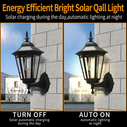 lampe solaire rétro à filament pour jardin et extérieur - vue 2 sur 10