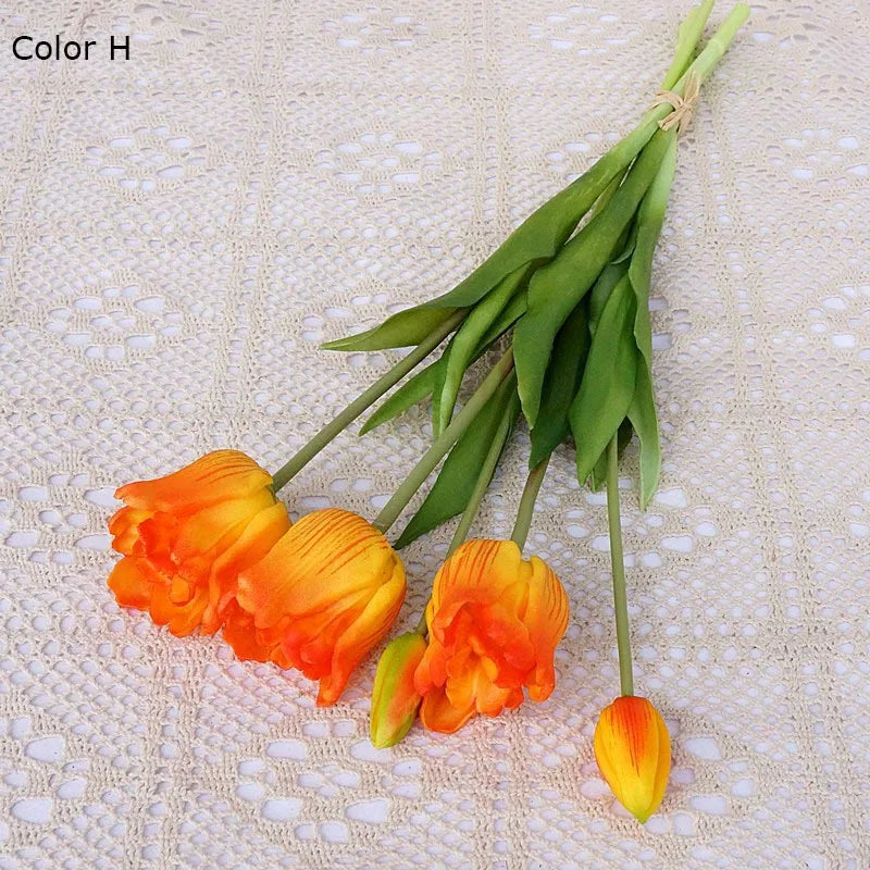 grandes tulipes baroques en silicone décoration de luxe pour événements - vue 5 sur 15