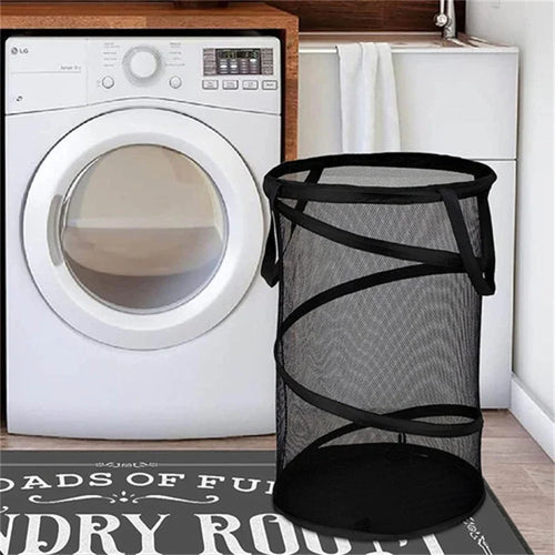 panier à linge pliable avec double poignée pratique pour vêtements - vue 7 sur 6