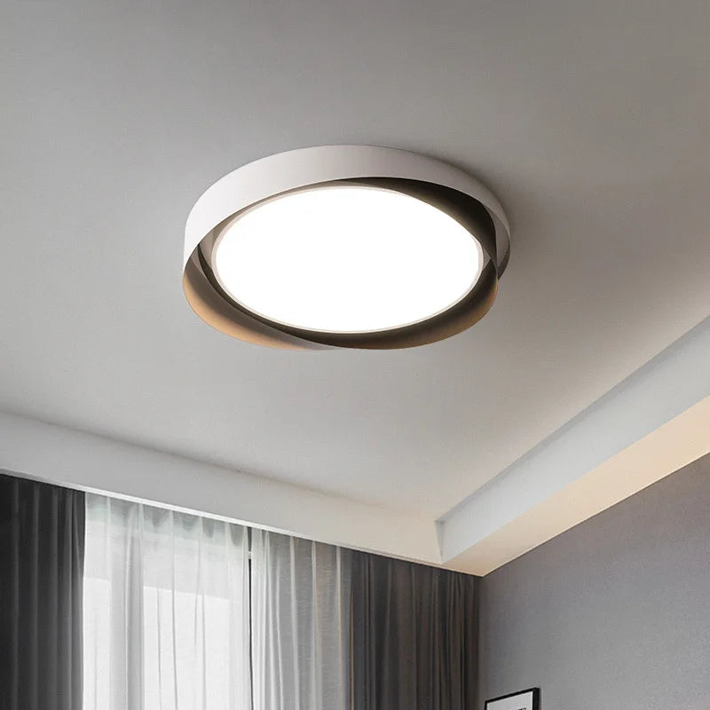 Plafonnier Simple Moderne À LEDs Lumières Gradation Luminaire Chambre Salon Étude Foyer Salon Lampes Lampara Para Habitacion - vue 3 sur 12