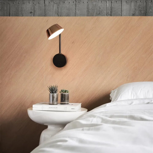 applique murale moderne rotative avec interrupteur en aluminium éclairage intérieur - vue 7 sur 10