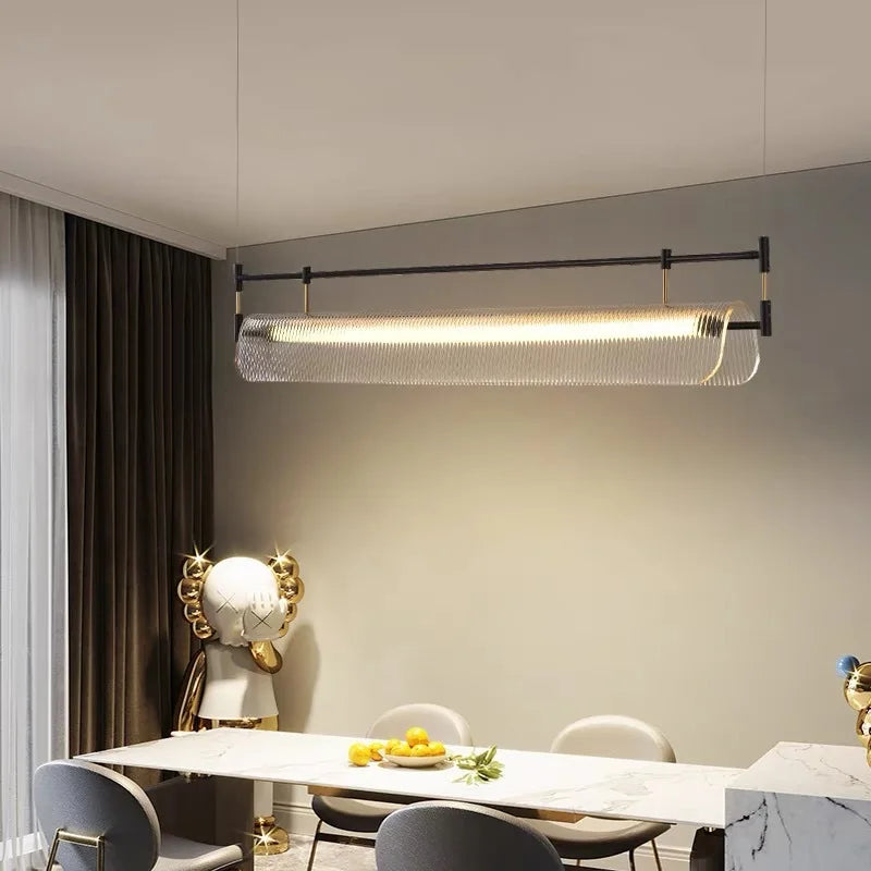 suspension rétro en verre pour décoration intérieure moderne - vue 4 sur 18