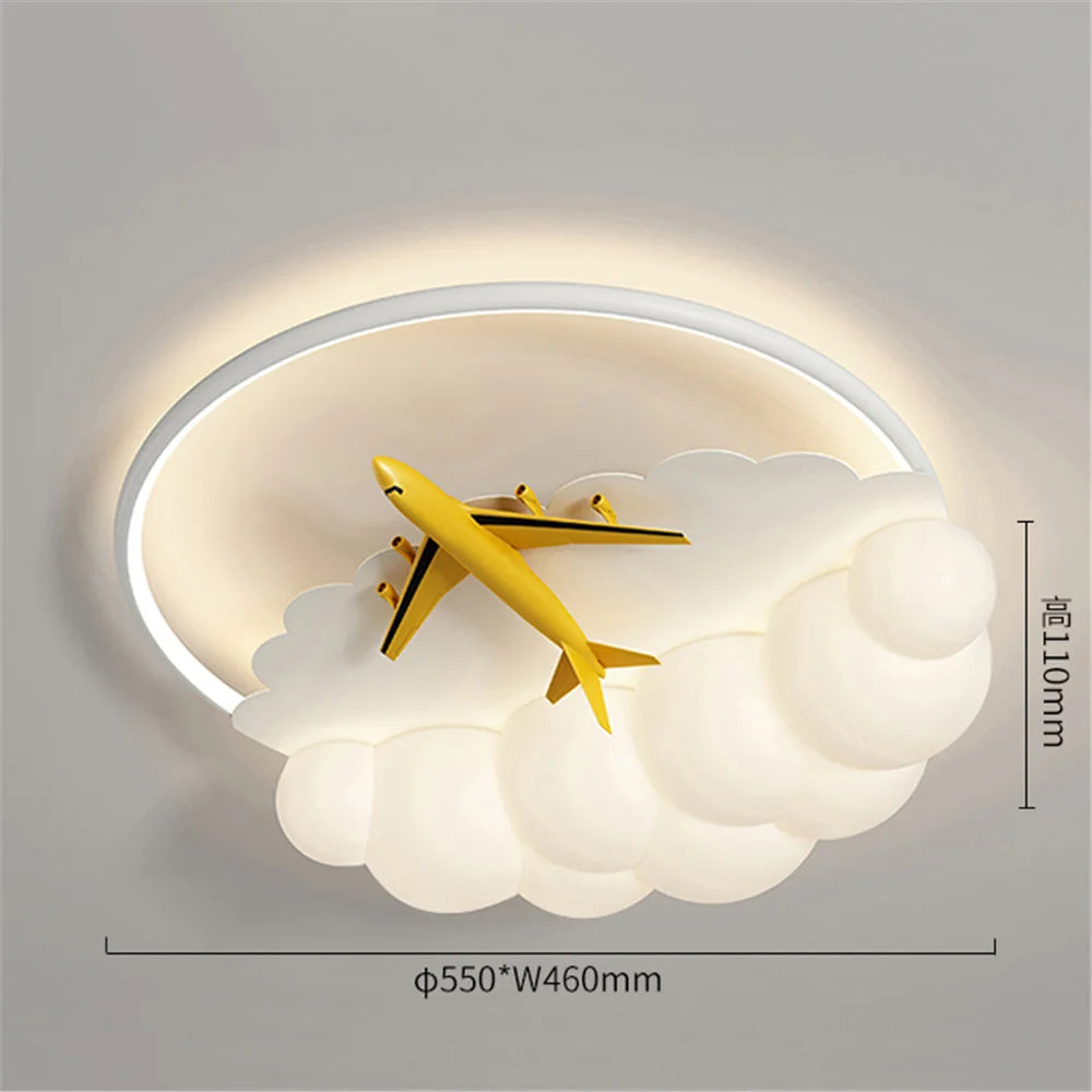 plafonnier led créatif en acrylique pour décoration enfant - vue 6 sur 9