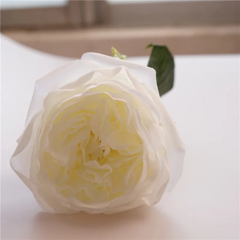 fleurs artificielles rose real touch pour décoration et cadeau - vue 9 sur 11