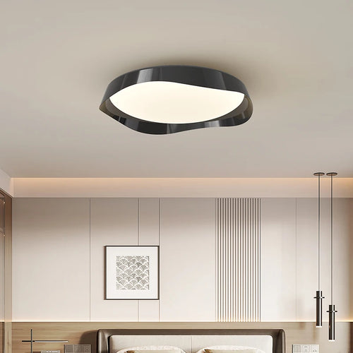 plafonnier LED style wabi-sabi rétro haut de gamme créatif - vue 2 sur 9