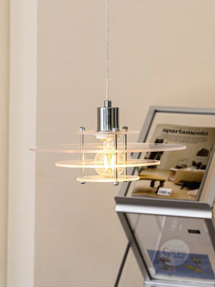 suspension à led en acrylique pour restaurants et magasins - vue 2 sur 9
