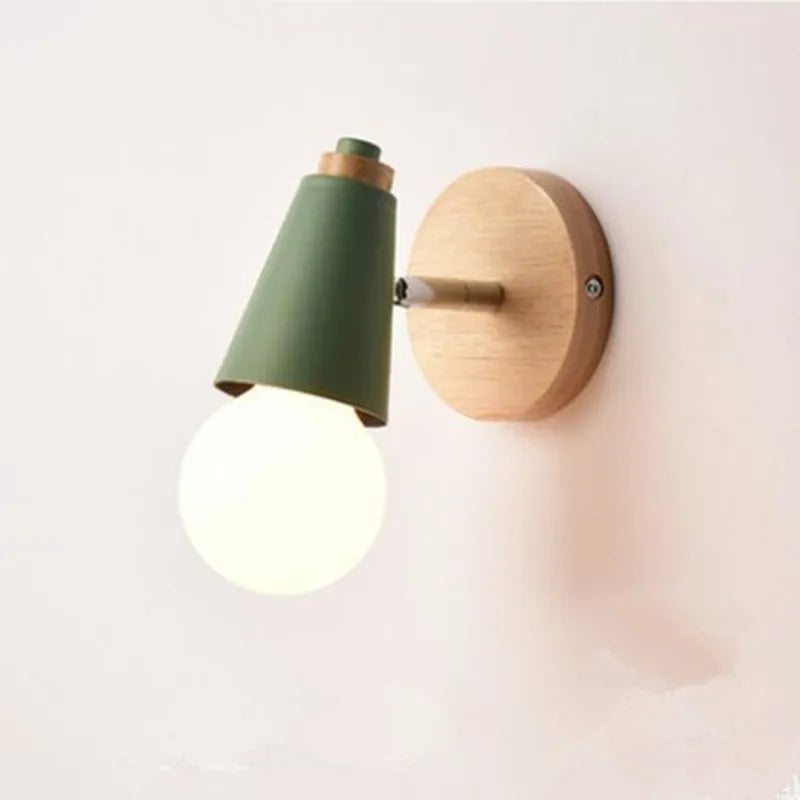 Nordique Simple applique chambre d'enfant chambre chevet canapé fond mur Led lumières allée escalier couloir décor éclairage - vue 6 sur 12