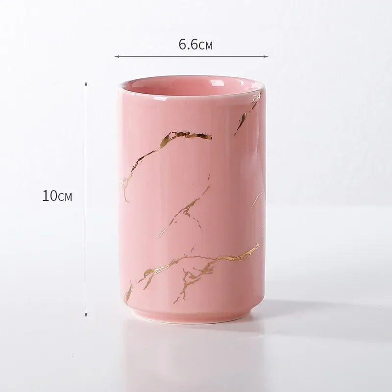 tasse en céramique pour couple porte-brosse à dents et rangement - vue 21 sur 22
