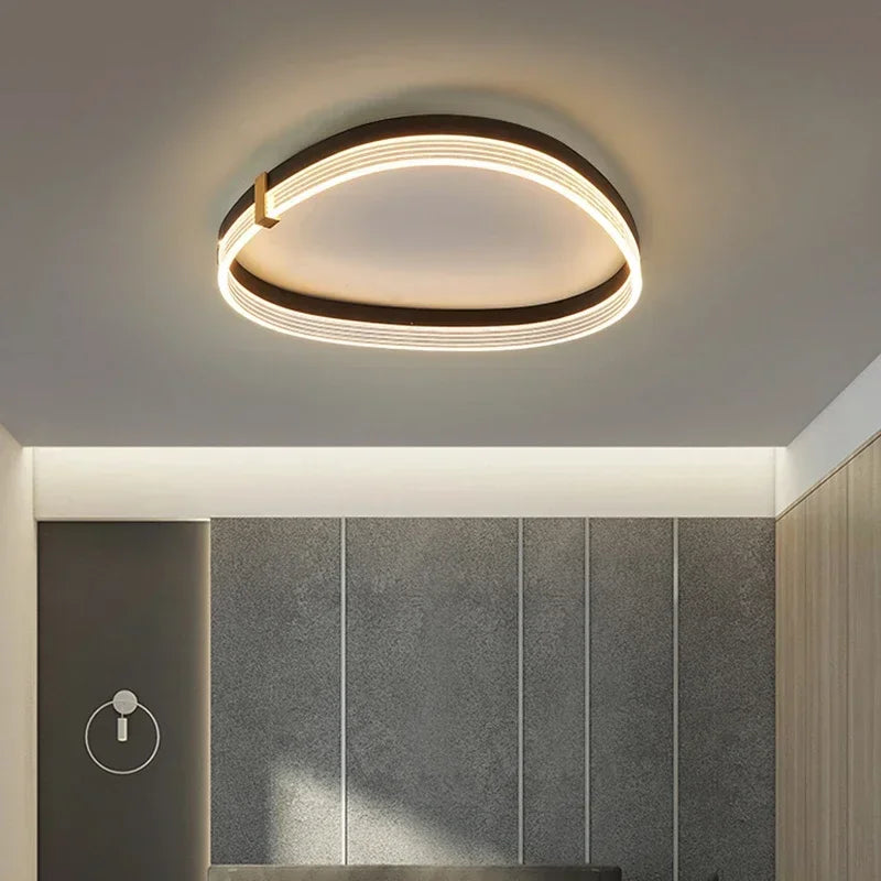lustre moderne à leds pour intérieur décoration maison - vue 6 sur 21
