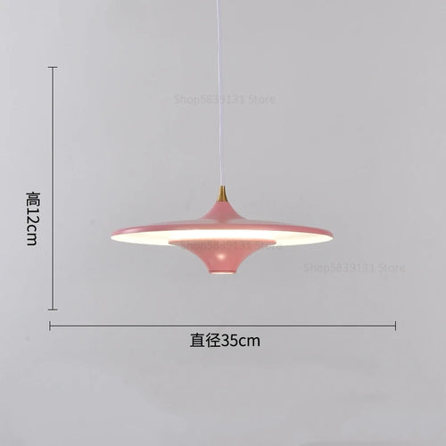 suspension led modernes simples et créatives nordiques - vue 14 sur 14