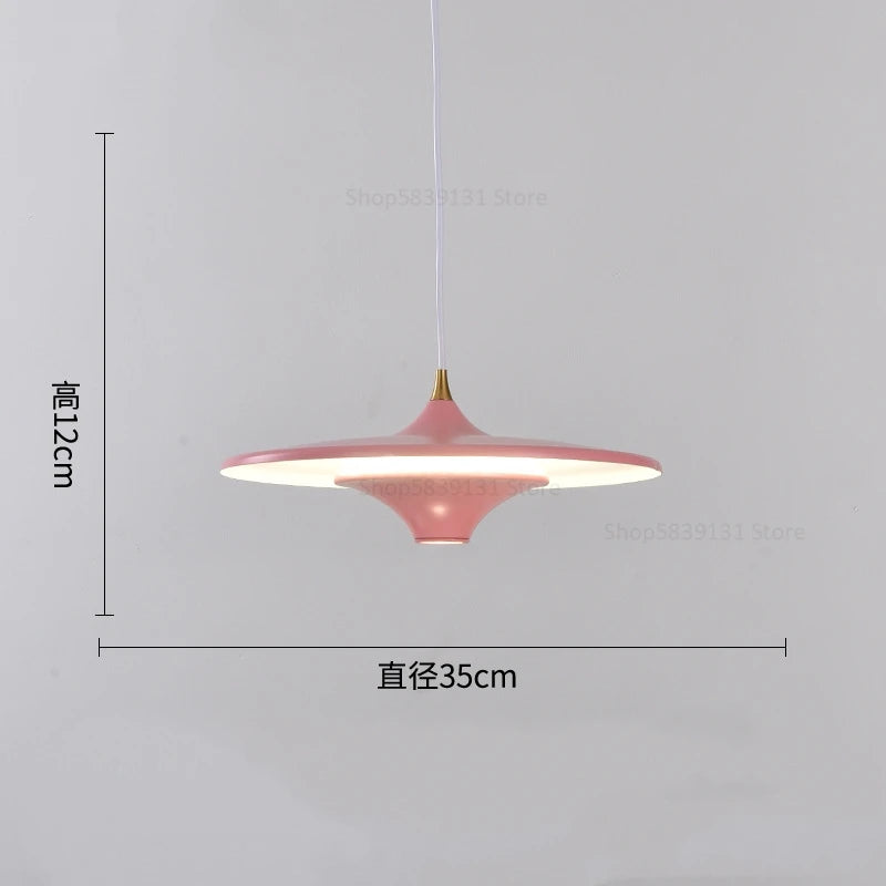 suspension led modernes simples et créatives nordiques - vue 13 sur 14