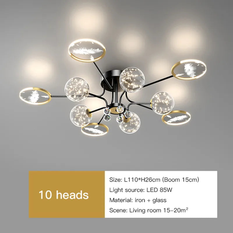 Plafonnier LED avec télécommande - vue 8 sur 9