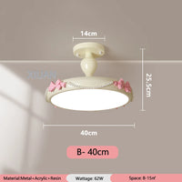 plafonnier romantique pour chambre de princesse en perles