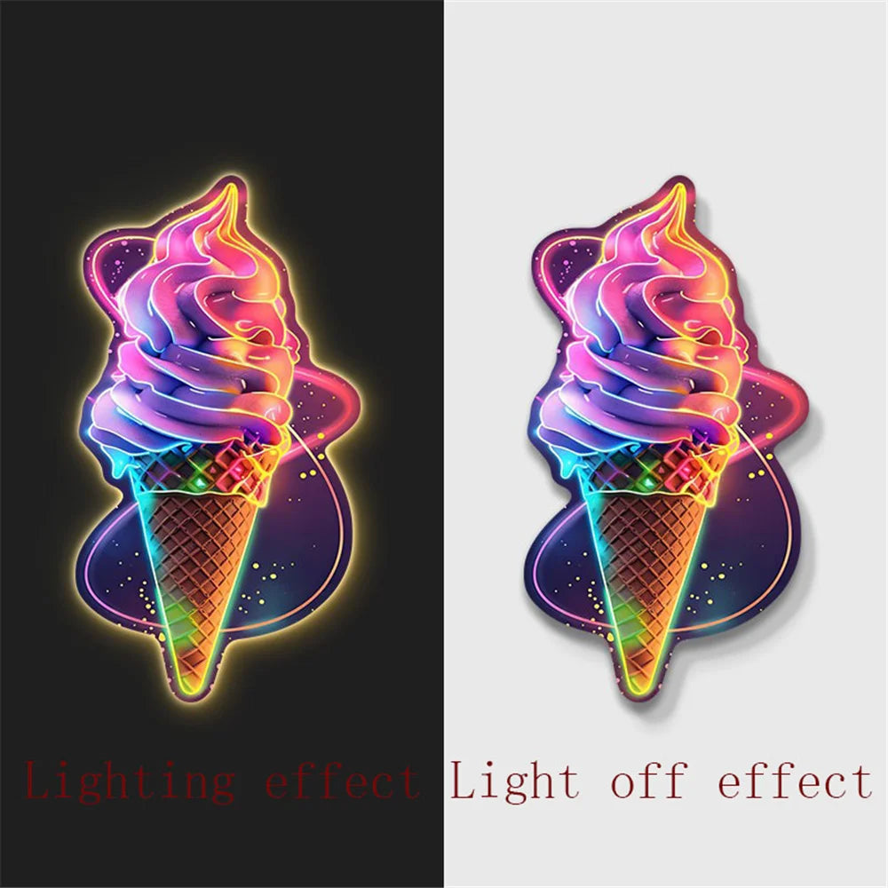 applique murale à led pour décoration lumineuse enfants et cafés - vue 8 sur 23