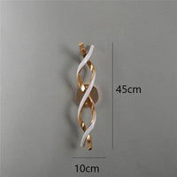 applique murale minimaliste moderne en acrylique led