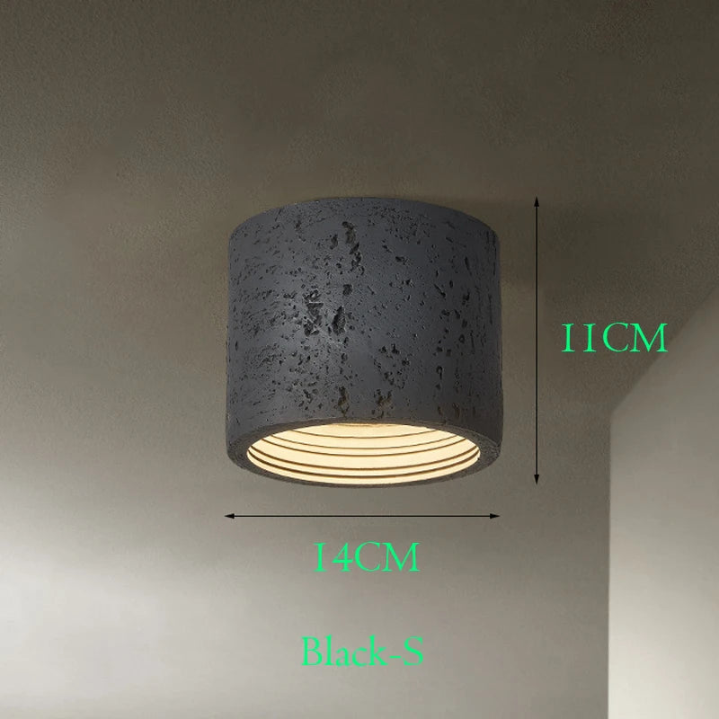 Wabi Sabi – spot lumineux Led en ciment rouge - vue 14 sur 16