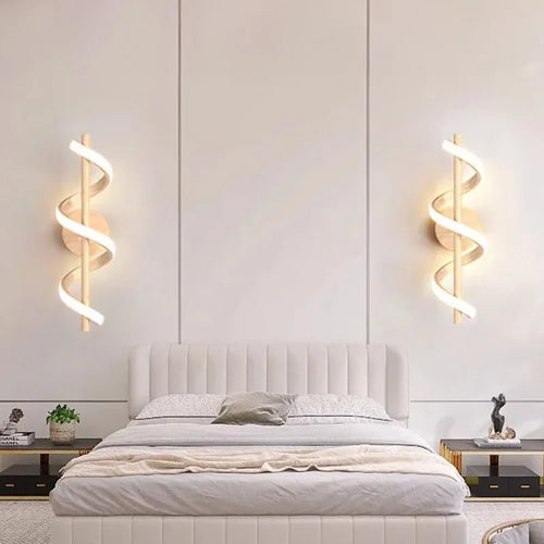 applique murale led décorative style nordique - vue 2 sur 8